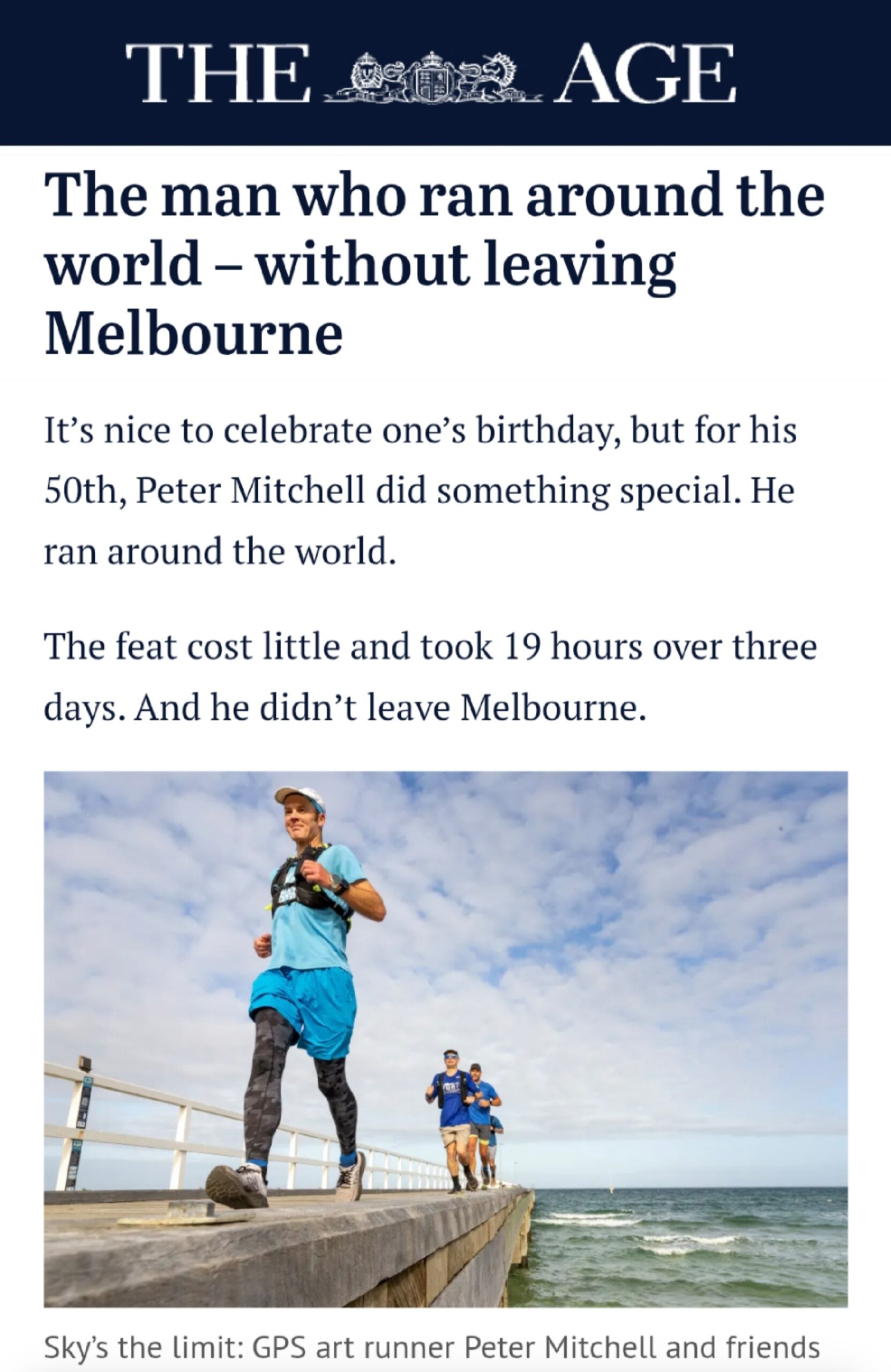 Click to view the full article at The Age